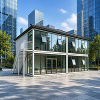 Maison Modulaire Préfabriquée de Luxe SKYLINE en Conteneurs – Structure en Acier à Panneaux Sandwich, Design Chinois, Idéale pour Bureau – Vente Flash