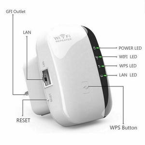 Repetidor WiFi inalámbrico Extensor Wifi 300Mbps Amplificador WiFi 802.11N Wi Fi Booster Repiter de largo alcance Repetidor Wi-fi Punto de acceso - Product Image 5