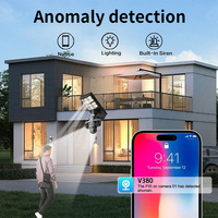 Caméra de sécurité extérieure sans fil PTZ alimentée par énergie solaire 4G avec batterie 16000 mAh, alerte PIR et zoom hybride 10X