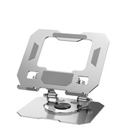 Support pour ordinateur portable pour bureau, support ergonomique réglable à 7 angles avec support de téléphone détachable, compatible avec MacBook