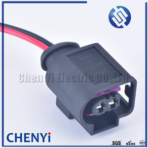 2 Pin 3.5Mm 4d0971992 Voor Vw Golf Voor A3 A4 A5 A6 Q7 Tt Hoorn Brandstof Injector Plug Connector Met Draad 4d0 971 992 - Product Image 4