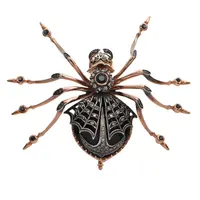 Wholesale Latest Fashion Men's Custom Metal Animal Faberge Spider