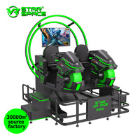 Machine VR 9D à 2 places, simulateur de vol Airbus, jeux vidéo, réalité virtuelle, parc à thème, montagnes russes, machine d'arcade VR