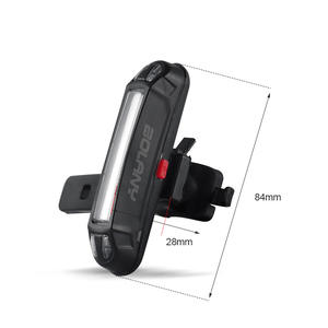 Feu arrière de vélo Bolany à LED pour la conduite nocturne avec charge USB pour vélo de route et VTT, feu d'avertissement arrière - Product Image 4