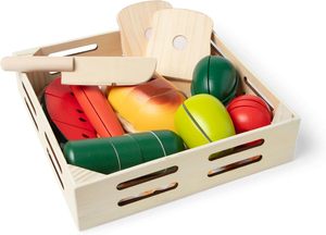 Wood Food Play Wood Cutting Food Play Food Set for Kids <b>Wooden</b> Kitchen Cutting <b>Fruits</b> Toys for Toddlers Pretend <b>Fruits</b> Toy - Product Image 3