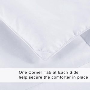 Hotel <b>Bedding</b> Comforter Duvet Insert - Quilted Comforter with Corner Tabs Hotel - Product Image 4