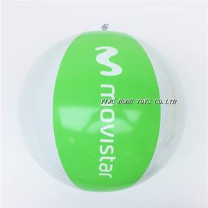 6 P PVC inflable alterna verde y blanco <span class=keywords><strong>beachball</strong></span> - Product Image 1