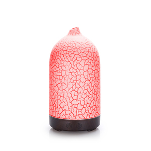 Difusor ultrasónico de fragancia para el hogar de madera para aromaterapia de 200ml, difusor de aceites esenciales estilo grieta - Product Image 6