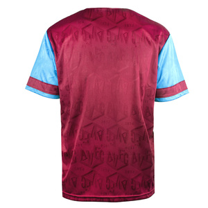 Maglia da Calcio Retrò FC 1992 Personalizzata, Scollo a V, Maniche Corte, Tessuto Jacquard, Badge Termopressato, Asciugatura Rapida - Product Image 2