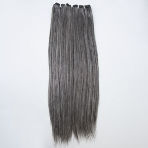 Haute qualité 18 pouces vente <span class=keywords><strong>et</strong></span> couleur <span class=keywords><strong>poivre</strong></span> 12A Grade extension de <span class=keywords><strong>cheveux</strong></span> humains génie trame de <span class=keywords><strong>cheveux</strong></span> trame de <span class=keywords><strong>cheveux</strong></span> trame faite à la Machine pour Salon - Product Image 3