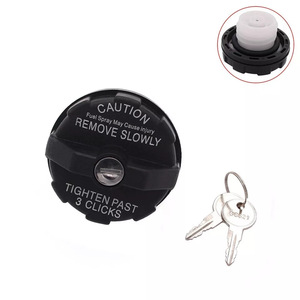 Tapa de Combustible con Cerradura para Jeep Wrangler 82400806, Cubierta de Tanque de Gasolina con Llave de Plástico - Product Image 1