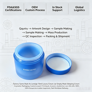Envase de Crema de Lujo de 70 ml, Estilo <span class=keywords><strong>Laneige</strong></span>, para Crema de Noche, Envase Cosmético, MOQ Bajo - Product Image 6
