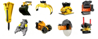 Robot de démolition hydraulique multifonctionnel fiable avec marteau de démolition pour les tâches de démontage dangereux