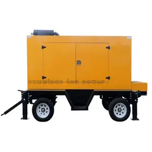50kw trailer silent generators with Cummins engine generator diesel 65kva portable generator price