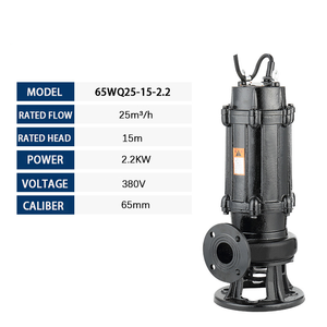 QY Pompe submersible pour eaux usées série verticale électrique sans obstruction de haute qualité - Product Image 2