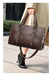 Wholesale New Women's Handbag Commuting Versatile <b>Large</b> Capacity Handbag Fashion Color Contrast <b>Shoulder</b> <b>Bag</b> - Product Image 5