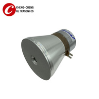Transductor ultrasónico de alta calidad al por mayor 100W 25KLBP8 limpiador ultrasónico vibrador limpieza oscilador de onda supersónica