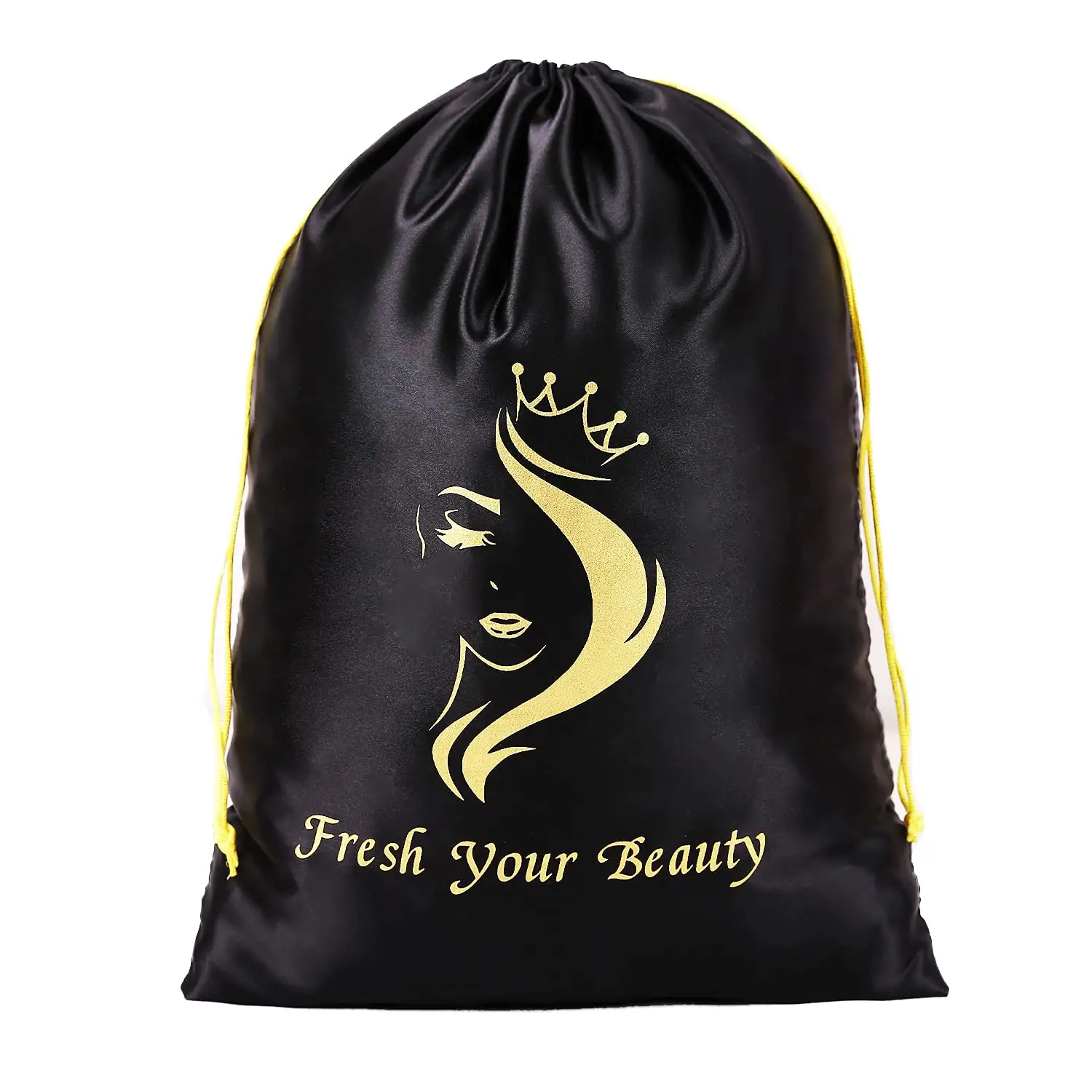 Wig storage bags Hair Storage Bags for Women Fashion  Stain Bags with Drawstring Large for Hair Extensions  Bundles
