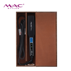 <span class=keywords><strong>Lisseur</strong></span> de <span class=keywords><strong>cheveux</strong></span> en titane à thermostat 5 étapes MAC, emballé dans une boîte magnétique de haute <span class=keywords><strong>qualité</strong></span>, fer à lisser professionnel - Product Image 1