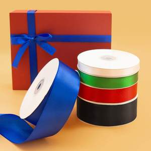 Cinta de raso grosgrain 100% poliéster color rojo vino, al por mayor, de una y dos caras, tamaños 6mm, 1cm, 1.2cm, 1.5cm, 2cm, 2.5cm, 4cm - Product Image 6