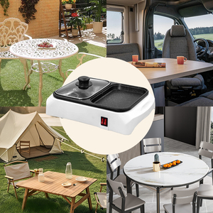 Multi-functional <strong>Electric</strong> Grill <strong>Pan</strong> With PTFE Non-Stick Surface 180 Degree Open Design For Outdoor &amp; Indoor Use - Product Image 6