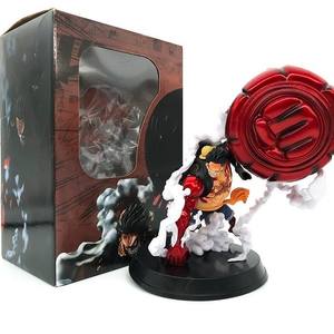 Anime One Piece Monkey D Luffy Gear 4 Snake man Big PVC Figure Statue Toy  Gift