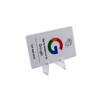 Tarjeta de Membresía de PVC RFID NFC 213/215/216/424, Resistente al Agua, con Diseño Nuevo y Programable para Reseñas de Google, en Venta