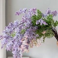 Fleur de Locust en Soie Réaliste Faite à la Main, Branche Florale Artificielle au Toucher Naturel, Décoration de Simulation pour Mariage et Remise de Diplôme