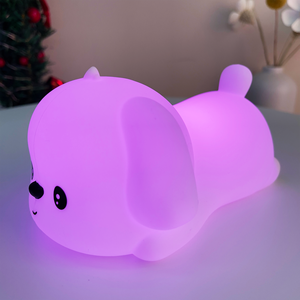 Lampe de chevet créative en silicone pour bébé et enfants Lampe pour chien <span class=keywords><strong>Beat</strong></span> Control Veilleuse LED rechargeable - Product Image 4