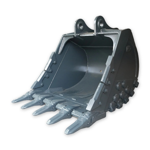 Benna per Escavatore Rinforzata e Resistente all'Usura da 3m³ per Roccia Dura, Benna per Estrazione Mineraria per CAT 349 352 Komatsu PC360 PC390 35-45 Tonnellate - Product Image 3