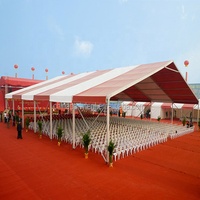 10x30m 10x35m coque dure toit tente fournitures de mariage tente entrepôt exposition décoration gonflable hangar doom extérieur