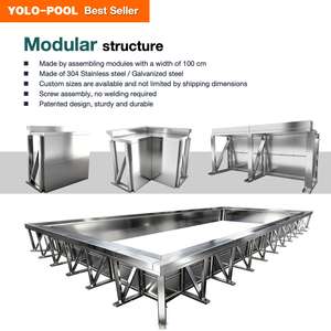 <span class=keywords><strong>Piscine</strong></span> hors sol modulaire en acier inoxydable 304 durable et personnalisable |   Installation rapide et facile, garantie de 5 ans pour les hôtels - Product Image 3