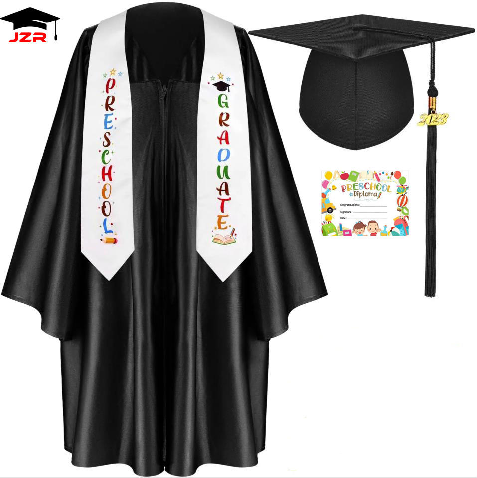 Graduation Gowns Children Wholesale Kids' Caps Gowns