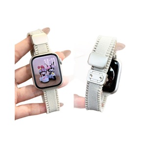 Cinturini per <span class=keywords><strong>Apple</strong></span> <span class=keywords><strong>Watch</strong></span> 10/9/S11/<span class=keywords><strong>Ultra</strong></span>, <span class=keywords><strong>cinturino</strong></span> sottile in nylon intrecciato con chiusura magnetica a scatto. - Product Image 1