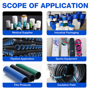 Nguyên liệu nhựa nhựa <span class=keywords><strong>HDPE</strong></span> nguyên sinh cấp thực phẩm 5010 T3 <span class=keywords><strong>S</strong></span> màu xanh dương/Lupolen 5461 B Q 471NA dạng bột, nhựa tổng hợp mật độ cao, giá rẻ - Product Image 3