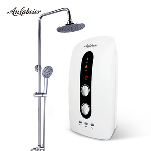 Chauffe-eau électrique intelligent 5500W sans réservoir pour la maison, camping-car ou hôtel avec affichage numérique et affichage de la température par LED de la pompe - Product Image 1