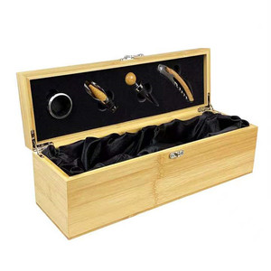 Nouvelle boîte à vin en bambou et bois pour une bouteille, du fabricant d'origine, boîte à vin créative en bois massif pour offrir des vins. - Product Image 4
