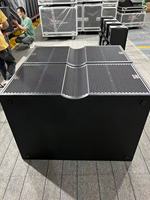 Haut-parleurs de réseau de lignes bon marché, fabricant de système d'adresse publique, haut-parleurs de réseau de lignes, support de système audio, son double 10 pouces 800w