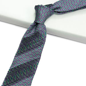 เนคไทลายดอกไม้สำหรับผู้ชายเนคไทหรูหราสำหรับผู้ชายเนคไทลายเหรียญโพลีเอสเตอร์ผูกพิมพ์ลายแบบออกแบบได้ตามต้องการแบบ3D - Product Image 5