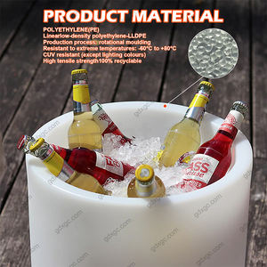 Secchiello per Ghiaccio LED di Lusso per Eventi all'Aperto, Raffreddatore per Vino da Night Club - Product Image 4