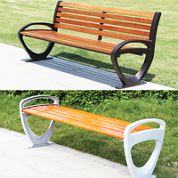 Banc de jardin, chaise de jardin, parc public, patio, arbre de jardin en bois, banc de pot avec jardinière