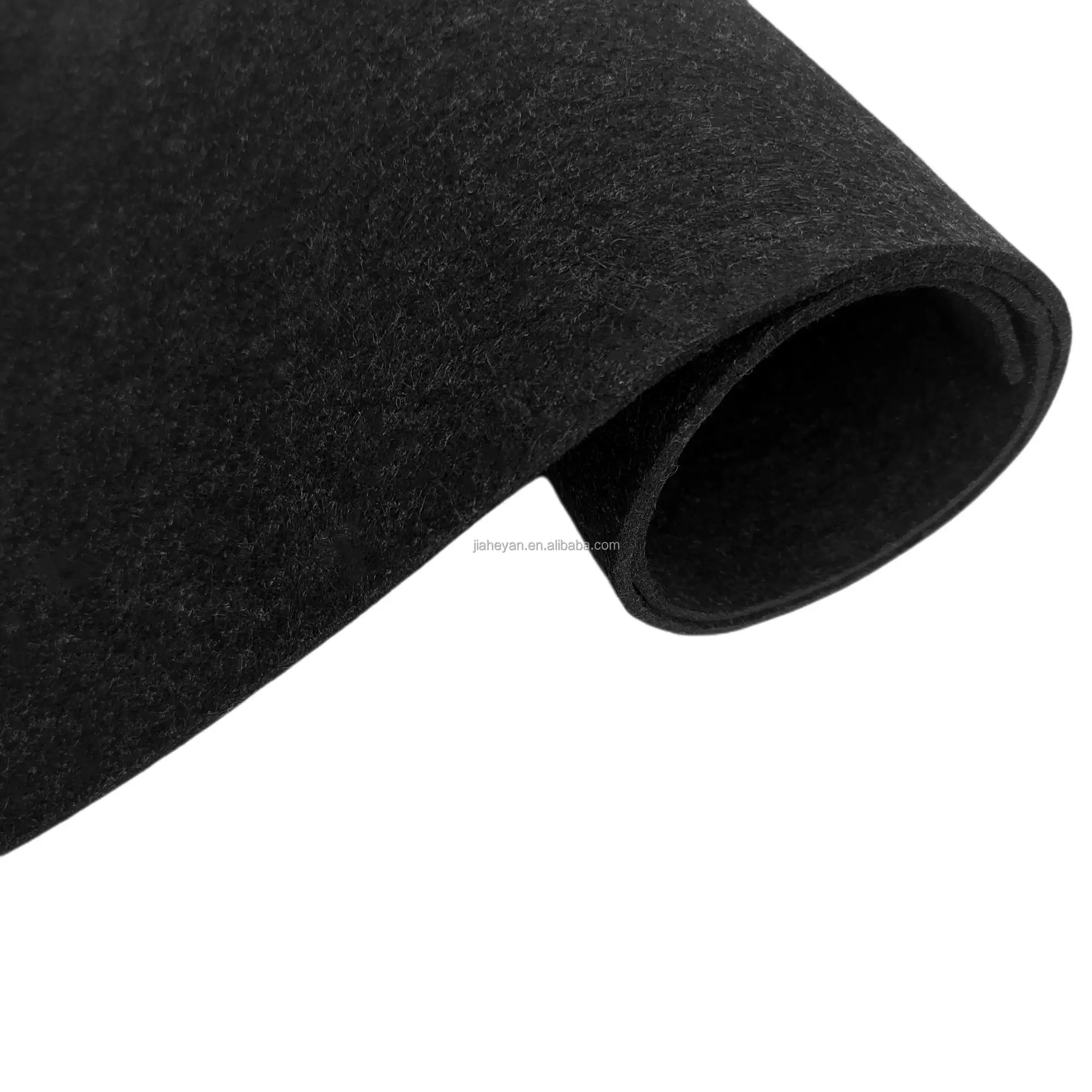 Zwarte Naald Geponst Polyester Vilt Stof Roll/Polyester Vilten Rol/Synthetische Vilt Rol 3Mm 4Mm 5Mm 500Gsm 600gsm 800gsm