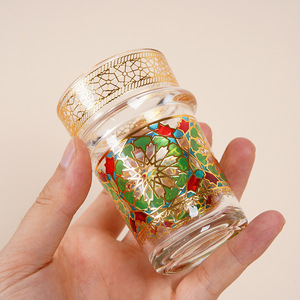 Vaso de vidrio marroquí, restaurante turco saudí, taza de té de 12 piezas, vaso de té - Product Image 4