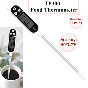 TP300 Thermomètre Alimentaire Numérique Domestique à Sonde Thermomètre <span class=keywords><strong>de</strong></span> Cuisine <span class=keywords><strong>pour</strong></span> Viande Four BBQ Lait Huile Soupe Café BARBECUE <span class=keywords><strong>Liquide</strong></span> - Product Image 2