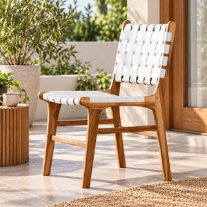 Quality <b>teak</b> <b>chair</b> combining solid construction natural grain and comfortable seating to complement stylish living spaces - Product Image 1