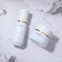 Ensemble de flacons cosmétiques de luxe en gros pour crème lotion 120ml maquillage soins de la peau blanc mat pompe pulvérisateur pour gouttes pour les yeux crème pour les yeux