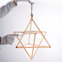 Merkaba puissant en cristal de quartz pur avec sac pour guérisseur sonore, thérapie sonore, instrument de guérison sonore, méditation