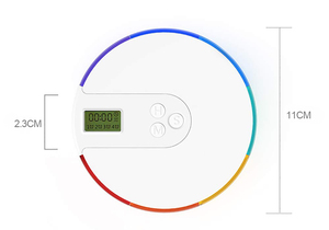 Nouveau design étui à pilules électronique de rappel de l'heure en plastique coloré mignon boîte à pilules intelligente pendant <span class=keywords><strong>7</strong></span> jours avec 4 groupes de rappels d'alarme - Product Image 4