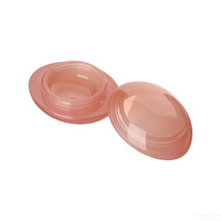 Pot cosmétique ovale en plastique pour crème, baume à lèvres, crème pour les yeux, contenant pour soins de la peau