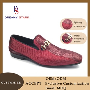 Vintage Handmade, Wine <b>Red</b> <b>Sequins</b>, Custom Logo, the Shoe Body Is Covered with Small Diamonds. - Product Image 2